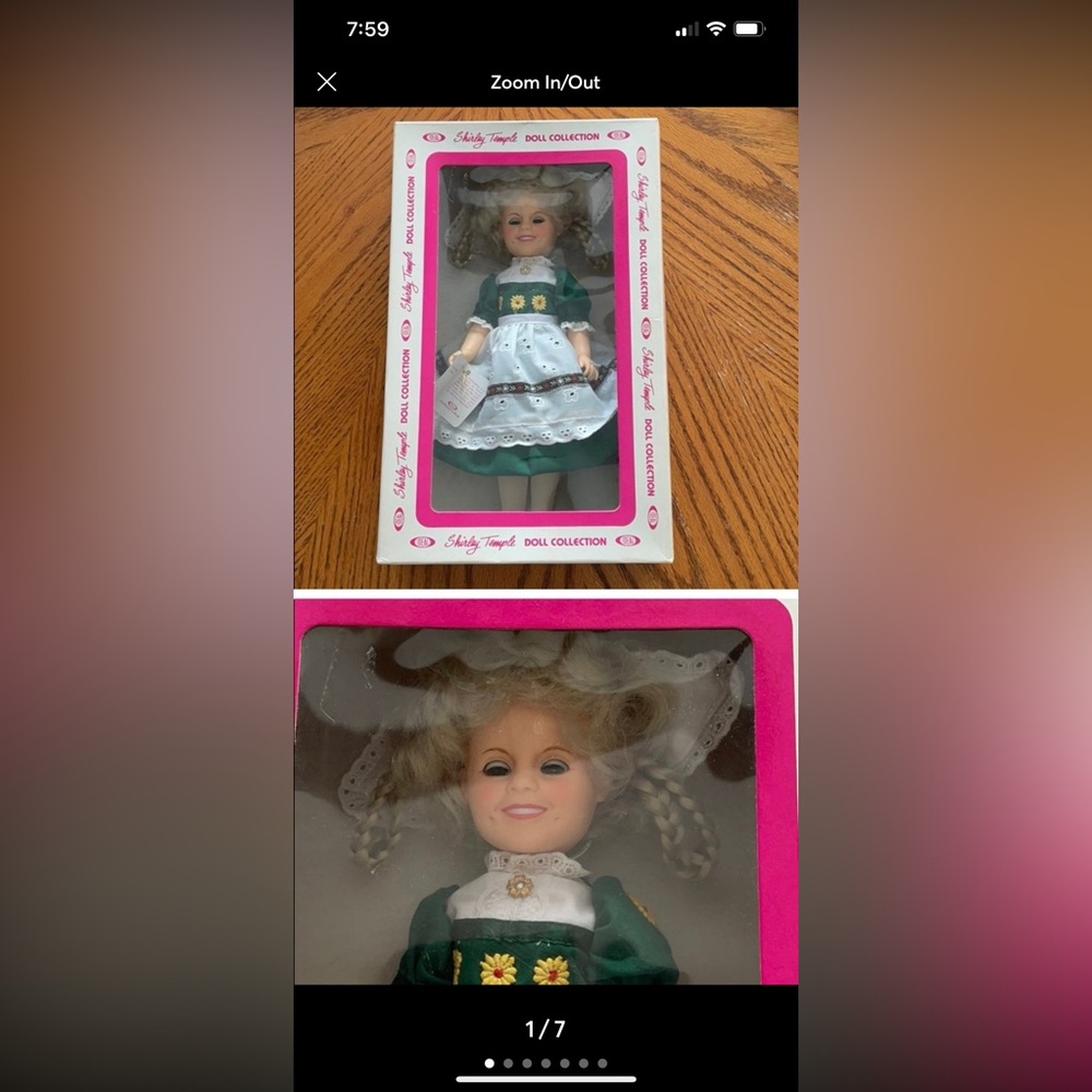 Vintage Ideal Shirley Temple doll